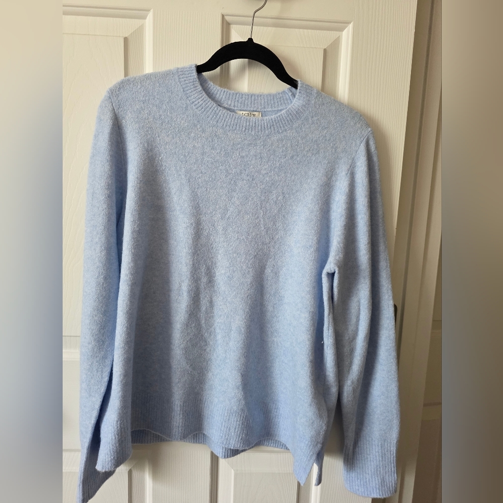 J. Crew Light Blue Crewneck Sweater